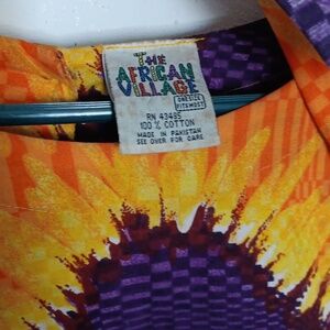 African Dress and Head Wrap